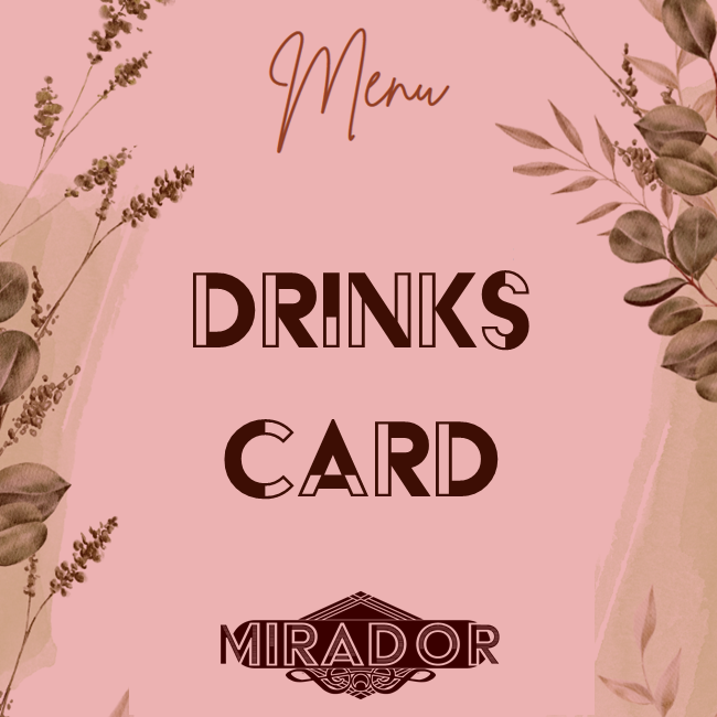 Drinks Card